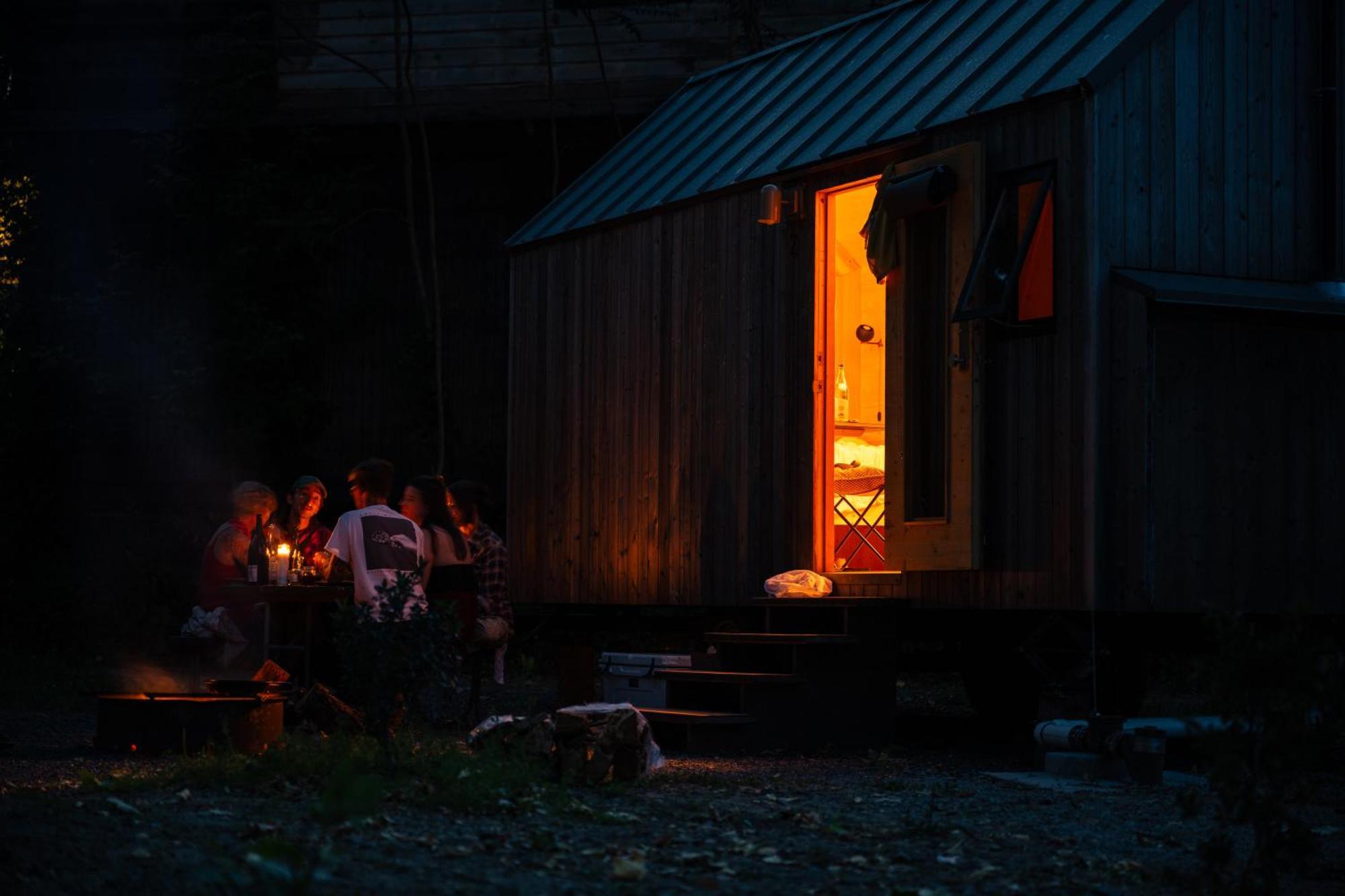 Johnson'S Beach Cabins And Campground Guerneville Exterior photo