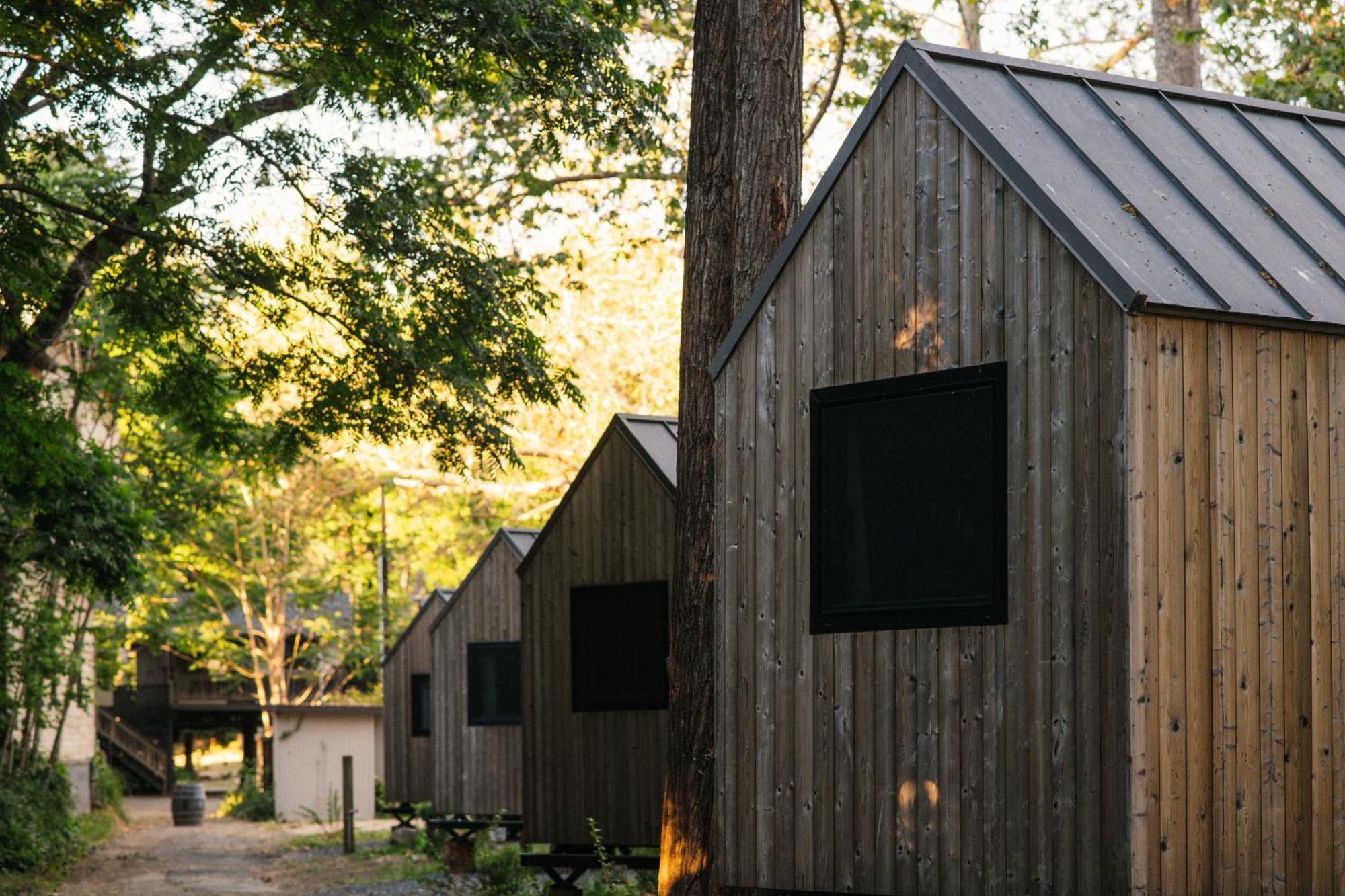 Johnson'S Beach Cabins And Campground Guerneville Exterior photo