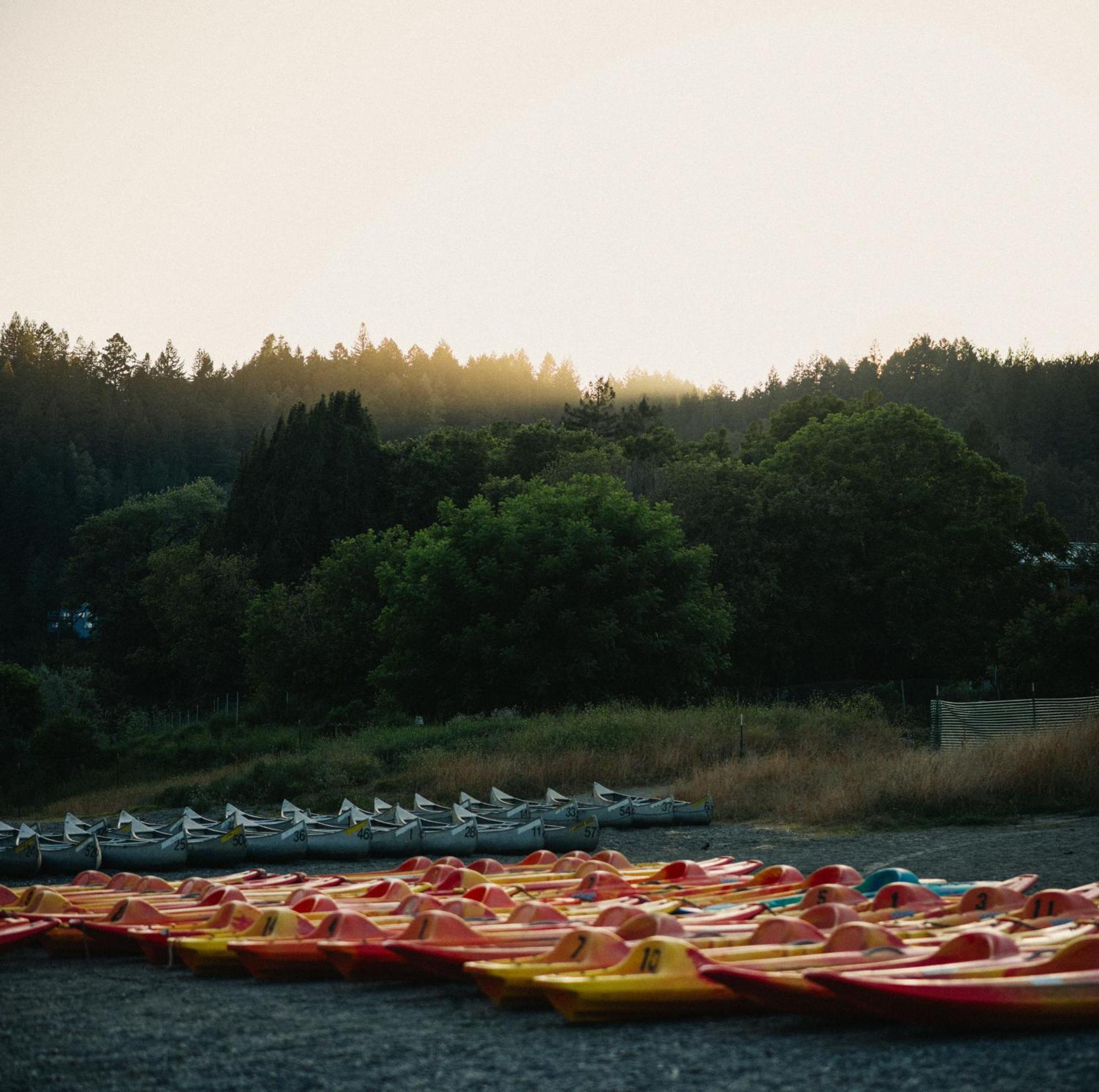 Johnson'S Beach Cabins And Campground Guerneville Exterior photo