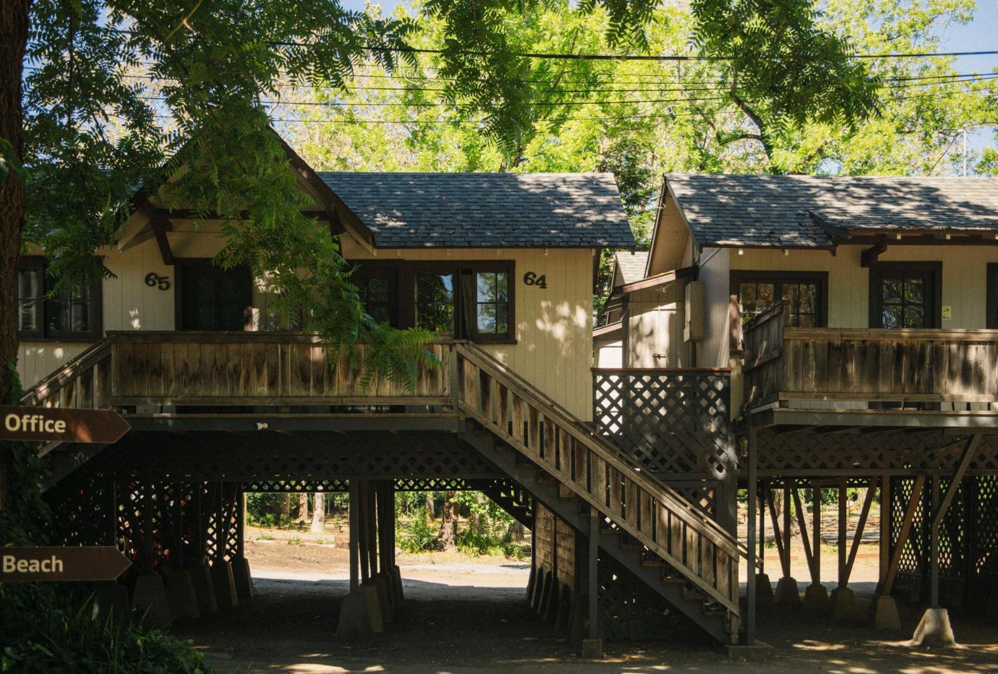 Johnson'S Beach Cabins And Campground Guerneville Exterior photo